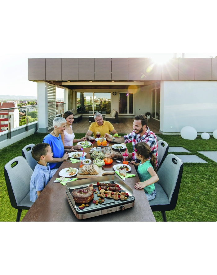 Tefal electric grill Maxi Plancha CB690 (black / stainless steel, 2,300 watts) główny
