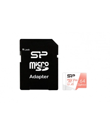SILICON POWER memory card Superior Micro SDXC 64GB UHS-I A3 V30 nr 2