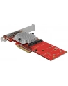 DeLOCK PCIe x8> 2x int. NVMe M.2 Key M LP, adapters - nr 10