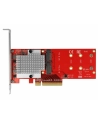 DeLOCK PCIe x8> 2x int. NVMe M.2 Key M LP, adapters - nr 19
