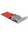 DeLOCK PCIe x8> 2x int. NVMe M.2 Key M LP, adapters - nr 20