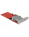 DeLOCK PCIe x8> 2x int. NVMe M.2 Key M LP, adapters - nr 4