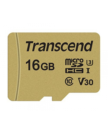 Transcend microSD Card 16 GB, memory card (Class 10, UHS-I U3, V30)