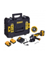 DeWALT cordless angle grinder DCG405P3, 18Volt (black / yellow, 3x Li-ion battery 5.0Ah) - nr 19