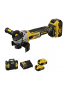 DeWALT cordless angle grinder DCG405P3, 18Volt (black / yellow, 3x Li-ion battery 5.0Ah) - nr 34