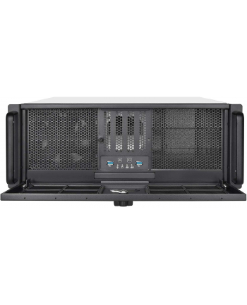 silverstone technology Silverstone RM400, rack enclosure (black, 4U)