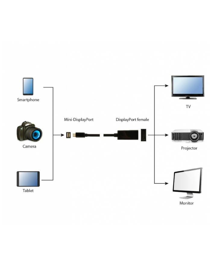 GEMBIRD 4K Mini DisplayPort adapter black główny