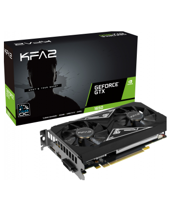 KFA2 GeForce GTX 1650 EX 1-Click OC Plus 4GB DDR6 DP HDMI DVI-D