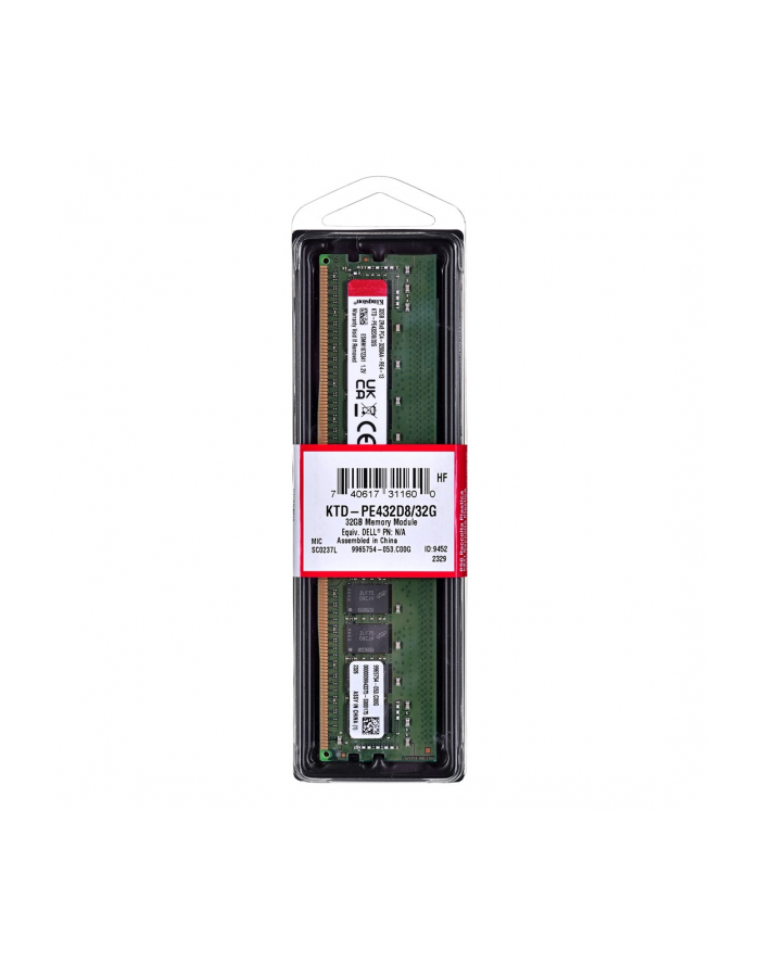 KINGSTON 32GB DDR4-3200MHz Reg ECC x8 Module główny