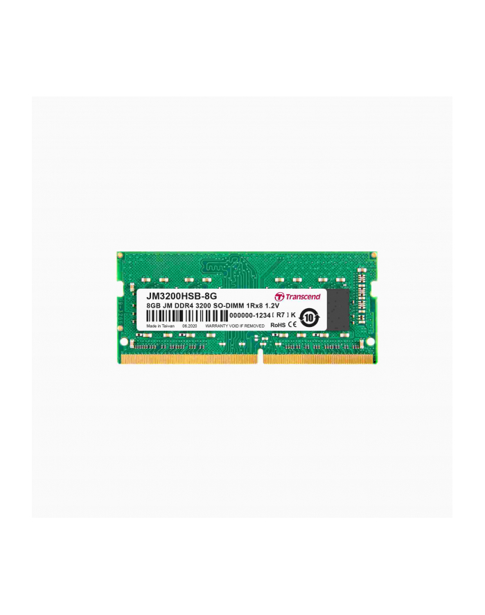 TRANSCEND 8GB JM DDR4 3200 SO-DIMM 1Rx8 1.2V główny