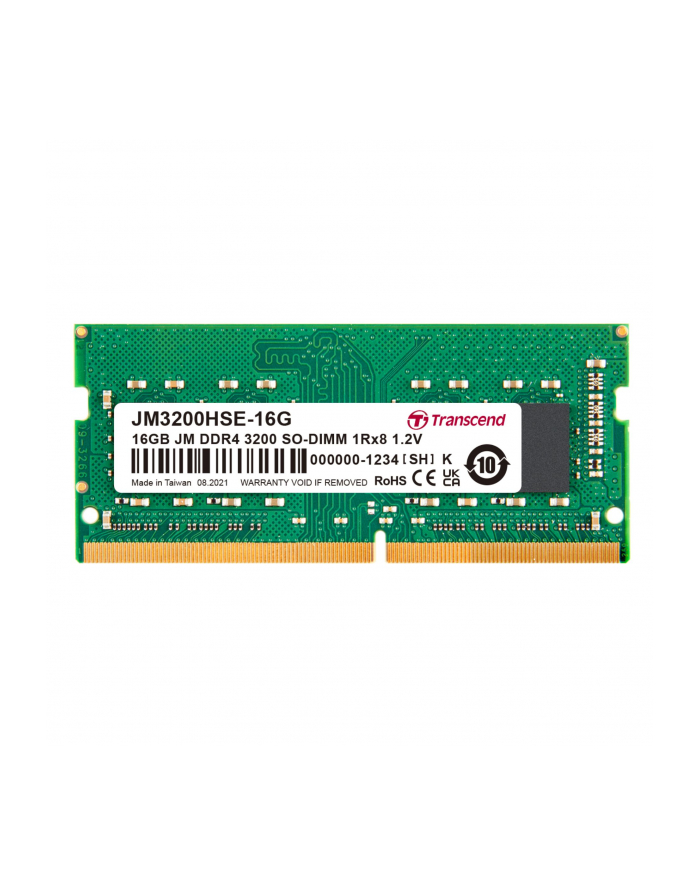 TRANSCEND 16GB JM DDR4 3200Mhz SO-DIMM 1Rx8 2Gx8 CL22 1.2V główny