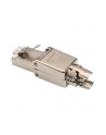 assmann electronic ASSMANN Field Termination Plug RJ45 Cat.6A FTP shielded AWG 22-27 10GbE PoE+ tool free cap and metal latch - nr 2