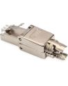 assmann electronic ASSMANN Field Termination Plug RJ45 Cat.6A FTP shielded AWG 22-27 10GbE PoE+ tool free cap and metal latch - nr 34