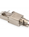 assmann electronic ASSMANN Field Termination Plug RJ45 Cat.6A FTP shielded AWG 22-27 10GbE PoE+ tool free cap and metal latch - nr 45