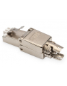 assmann electronic ASSMANN Field Termination Plug RJ45 Cat.6A FTP shielded AWG 22-27 10GbE PoE+ tool free cap and metal latch - nr 9