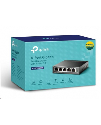 TP-LINK 5-Port Gigabit Desktop Switch with 4-Port PoE+