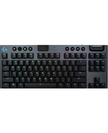 LOGITECH G915 TKL Tenkeyless LIGHTSPEED Wireless RGB Mechanical Gaming Keyboard - GL Linear - CARBON - US INTL - INTNL