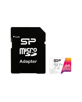 SILICON POWER memory card Elite Micro SDXC 64GB UHS-I A1 V10