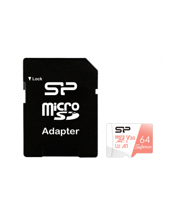 SILICON POWER memory card Superior Micro SDXC 64GB UHS-I A3 V30