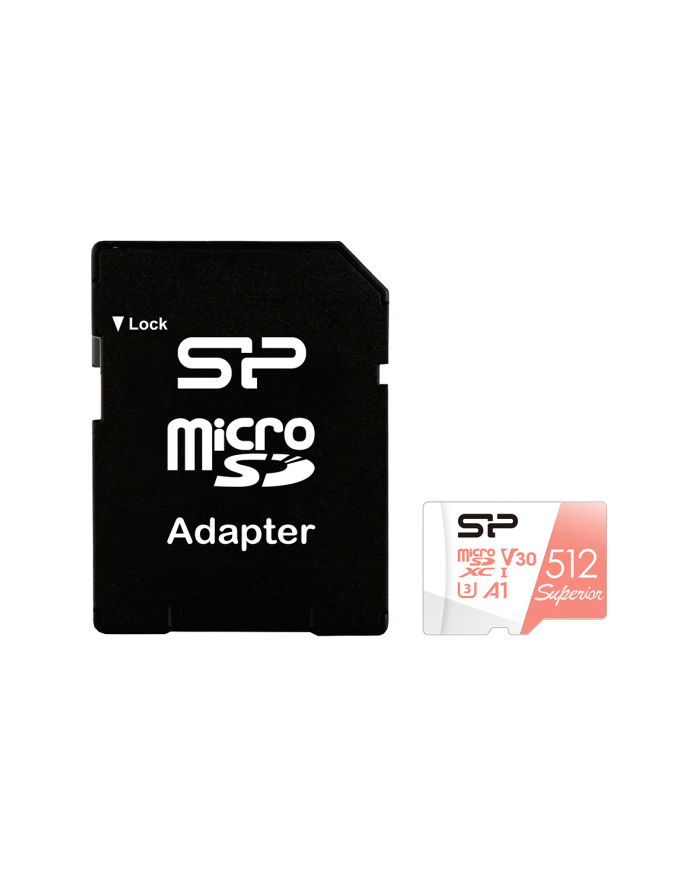 SILICON POWER memory card Superior Micro SDXC 512GB UHS-I A3 V30 główny