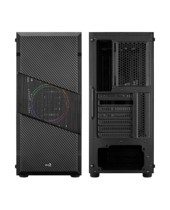 Aerocool Menace Saturn ENABLE, tower case (black, Tempered Glass)