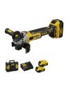 DeWALT cordless angle grinder DCG405P3, 18Volt (black / yellow, 3x Li-ion battery 5.0Ah) - nr 18