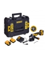DeWALT cordless angle grinder DCG405P3, 18Volt (black / yellow, 3x Li-ion battery 5.0Ah) - nr 1