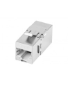LANBERG feed-thru keystone connector RJ45->RJ45 FTP cat.6 90 - nr 10