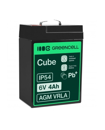 green cell Akumulator AGM 6V 4.0Ah