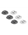 DELOCK Cable Holder with 3 feed-throughs Set 6 pieces - nr 8
