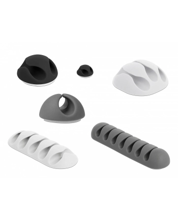 DELOCK Cable Holder Combo Set 6 pieces nr 1