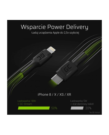 green cell Kabel USB-C-Lightning PowerStream, 100 cm, PD