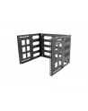 LANBERG folding bracket wall-mount 19inch 8U 497x400/240 black - nr 4