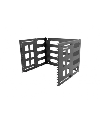 LANBERG folding bracket wall-mount 19inch 8U 497x400/240 black nr 1