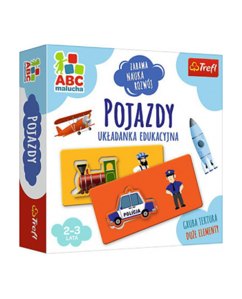 Pojazdy ABC Malucha gra edukacyjna 01942 Trefl