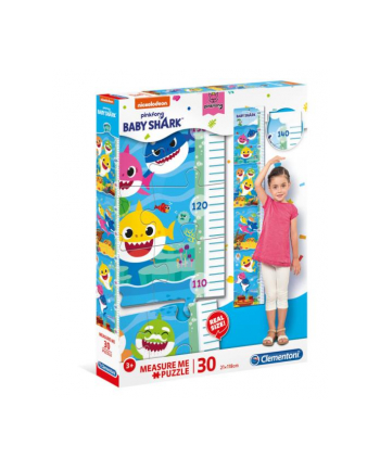 Clementoni Puzzle 30el Miarka Baby shark 20340