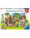 Puzzle 3x49el Przygody piratów 080304 RAVENSBURGER - nr 2