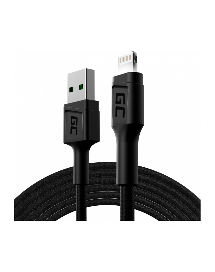 green cell Kabel GCRay USB-Lightni 200cm, podświetlenie LED główny