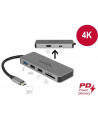 DELOCK USB Type-C Docking Station for Mobile Devices 4K - HDMI / Hub / SD / PD 2.0 - nr 25