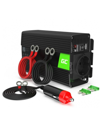 green cell Przetwornica 12V/230V 300W/600W Mod sinus