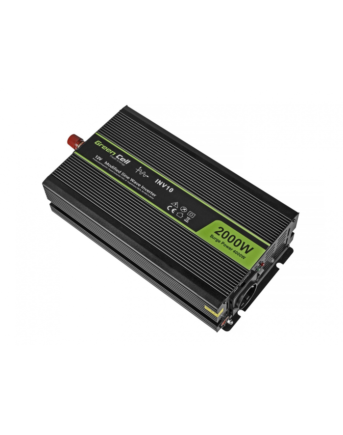 green cell Przetwornica 12V/230V 2000W/4000W Mod sinus główny