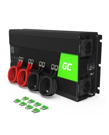 green cell Przetwornica 12V/230V 2000W/4000W Czysty sinus nr 1