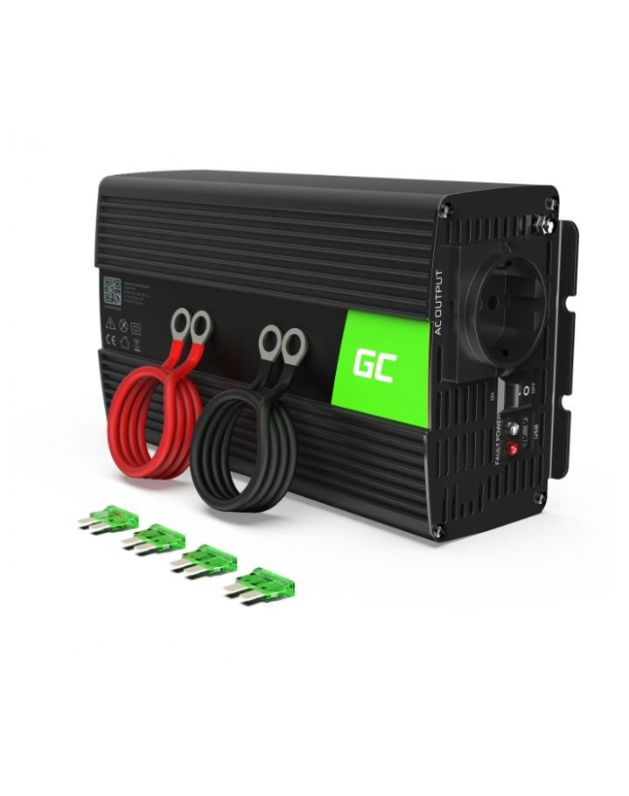 green cell Przetwornica 24V/230V 1000W/2000W Mod sinus główny