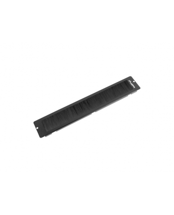 LANBERG 19inch free-standing cable entry brush panel black