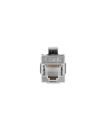 LANBERG feed-thru keystone connector RJ45->RJ45 FTP cat.6 90