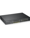 ZYXEL GS1900-24 24-port GbE L2 12 Port PoE Smart Switch rackmount 130 Watt - nr 27