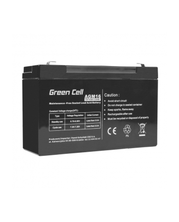 green cell Akumulator AGM 6V 10Ah