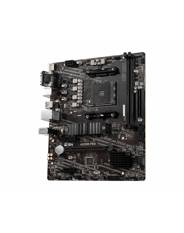 MSI A520M PRO LGA 1200 DDR4 2xM.2 4xSATA HDMI DP ATX MB główny