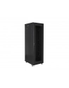 LANBERG rack cabinet 19inch free-standing 42U/800x800 self-assembly flat pack with mesh door black - nr 25