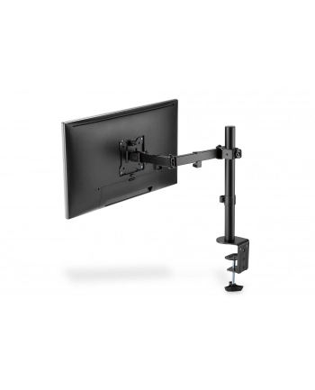 digitus Uchwyt biurkowy pojedyńczy z zaciskiem 1xLCD max. 32 cale max. 8 kg uchylno-obrotowy 270 (PIVOT)